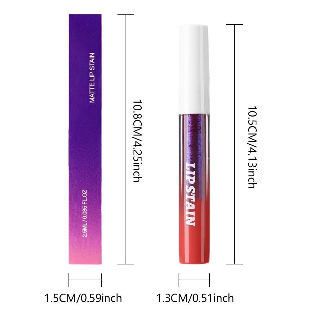 evpct Peel Off Lip Stain Tints Set displayed on a vanity