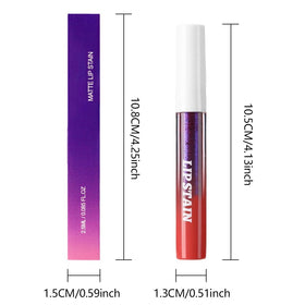 evpct Peel Off Lip Stain Tints Set displayed on a vanity