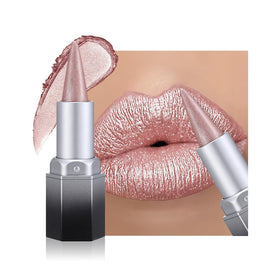 evpct Pink Shimmery Metallic Lip Liner and Lipstick Combo front view