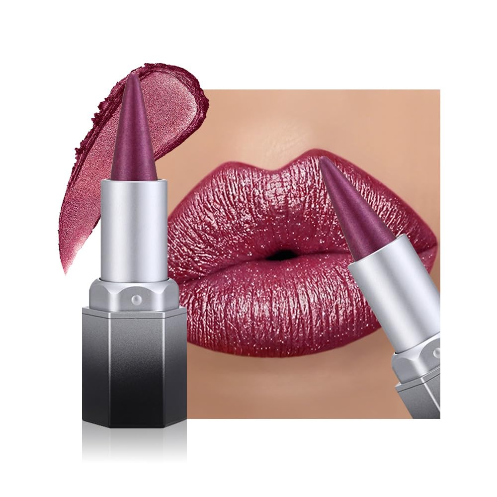 evpct Plum Purple Lip Liner and Lipstick Combo front view