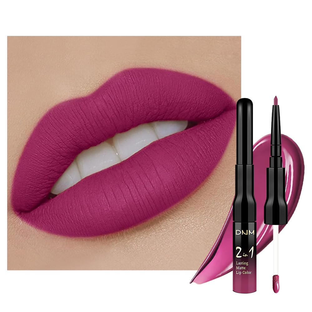 evpct Rose Matte Lip Liner and Liquid Lipstick Set front view