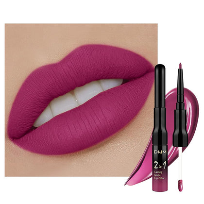 evpct Rose Matte Lip Liner and Liquid Lipstick Set front view