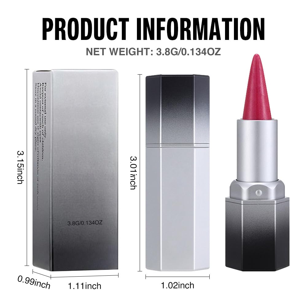 evpct Rose Red Lipstick and liner in a makeup bag