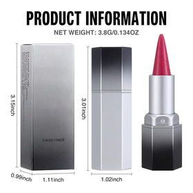 evpct Rose Red Lipstick and liner in a makeup bag