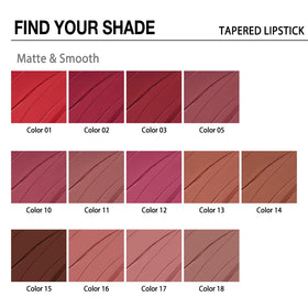 evpct Ruby Dark Wine Red lipstick swatch on skin