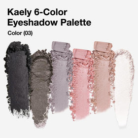 evpct Travel Eye Shadow Palette built-in mirror close-up