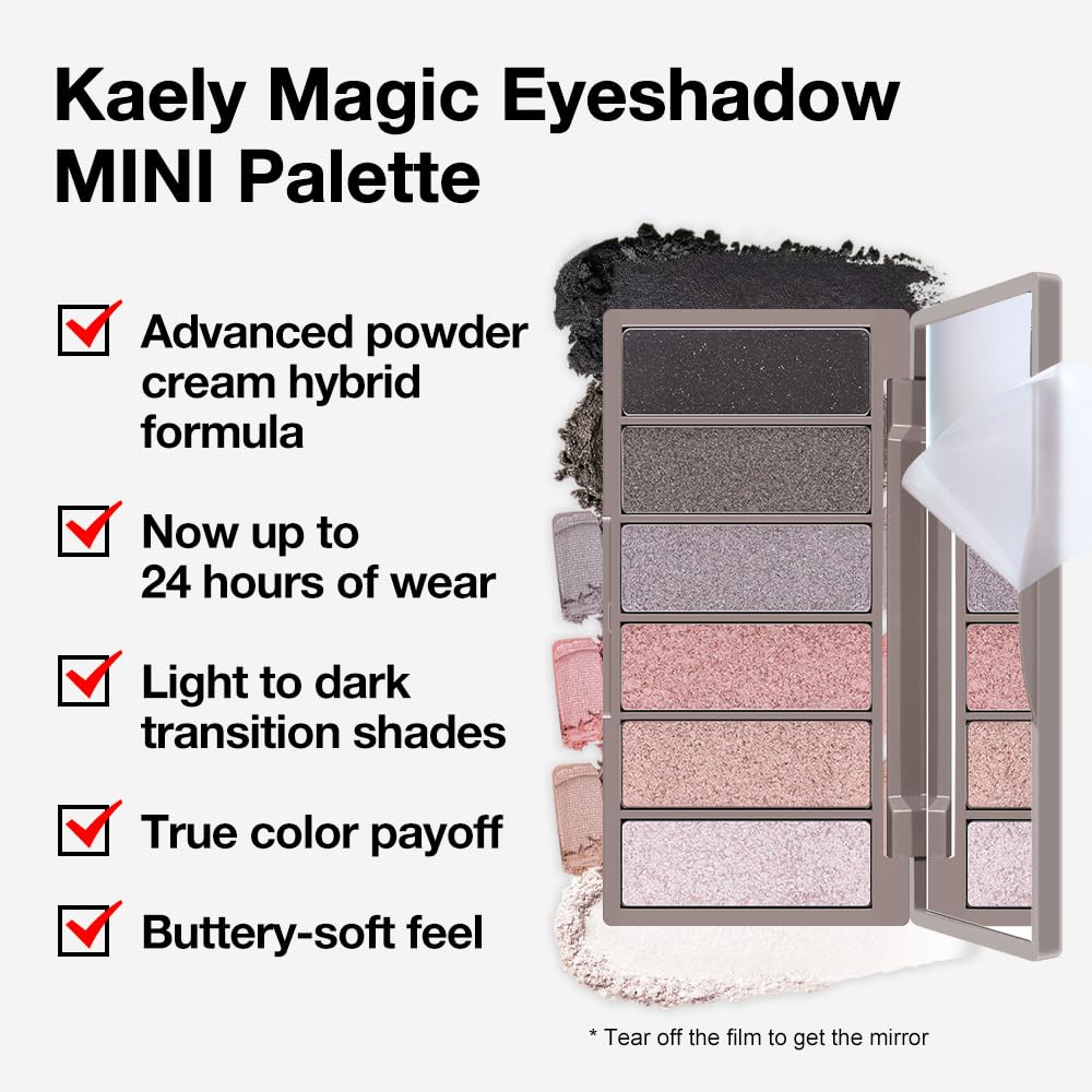 evpct Travel Eye Shadow Palette compact design for travel