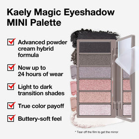 evpct Travel Eye Shadow Palette compact design for travel