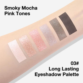 evpct Travel Eye Shadow Palette showing application on skin
