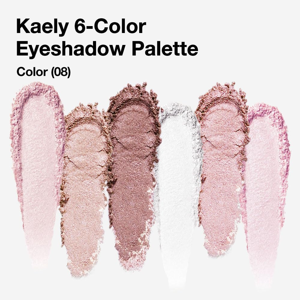 evpct Travel Eye Shadow Palette showing shimmer colours