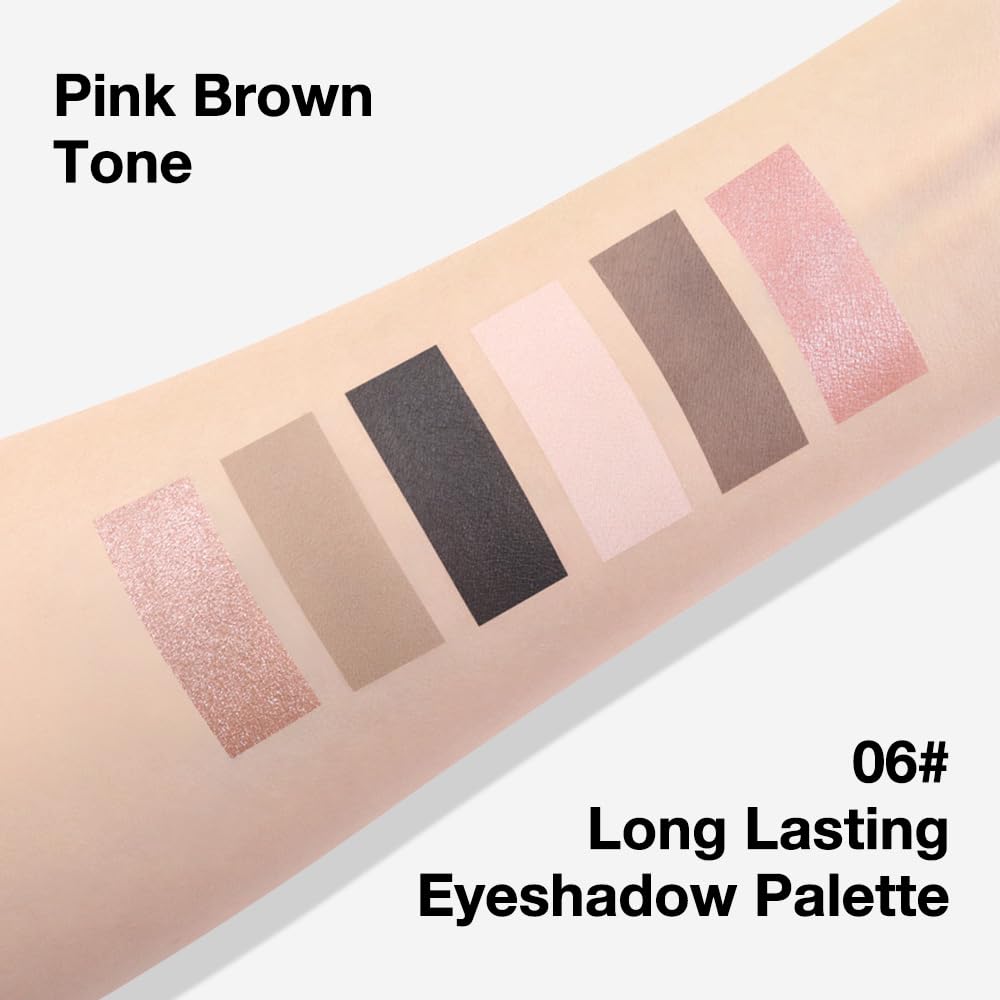 evpct Travel Eye Shadow Palette with matte and shimmer finishes