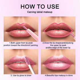 evpct Warm Pink Lipstick and Lip Liner Combo Set packaging