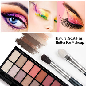 EVRCHGIEA eye makeup brush set on a makeup table