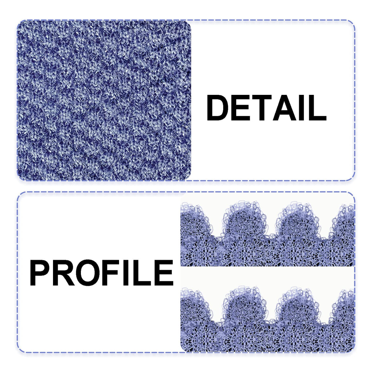Evridwear Exfoliating Bath Gloves in different textures