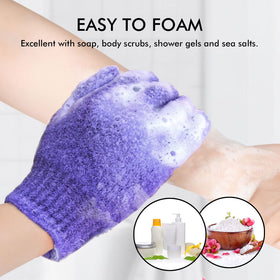Evridwear Exfoliating Bath Gloves packaging