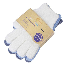 Evridwear Exfoliating Glove front view with dual texture