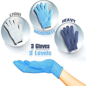 Evridwear Exfoliating Gloves close-up of material