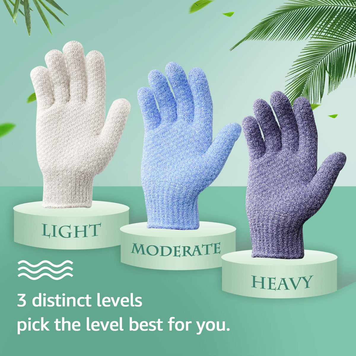 Evridwear Exfoliating Gloves hanging loop detail