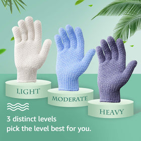 Evridwear Exfoliating Gloves hanging loop detail