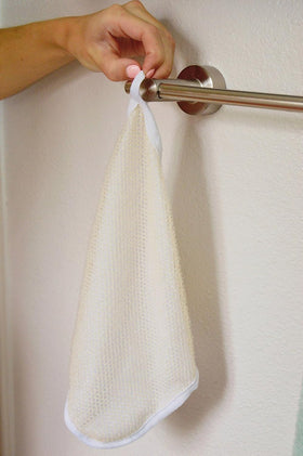 Evriholder washcloths in a laundry basket
