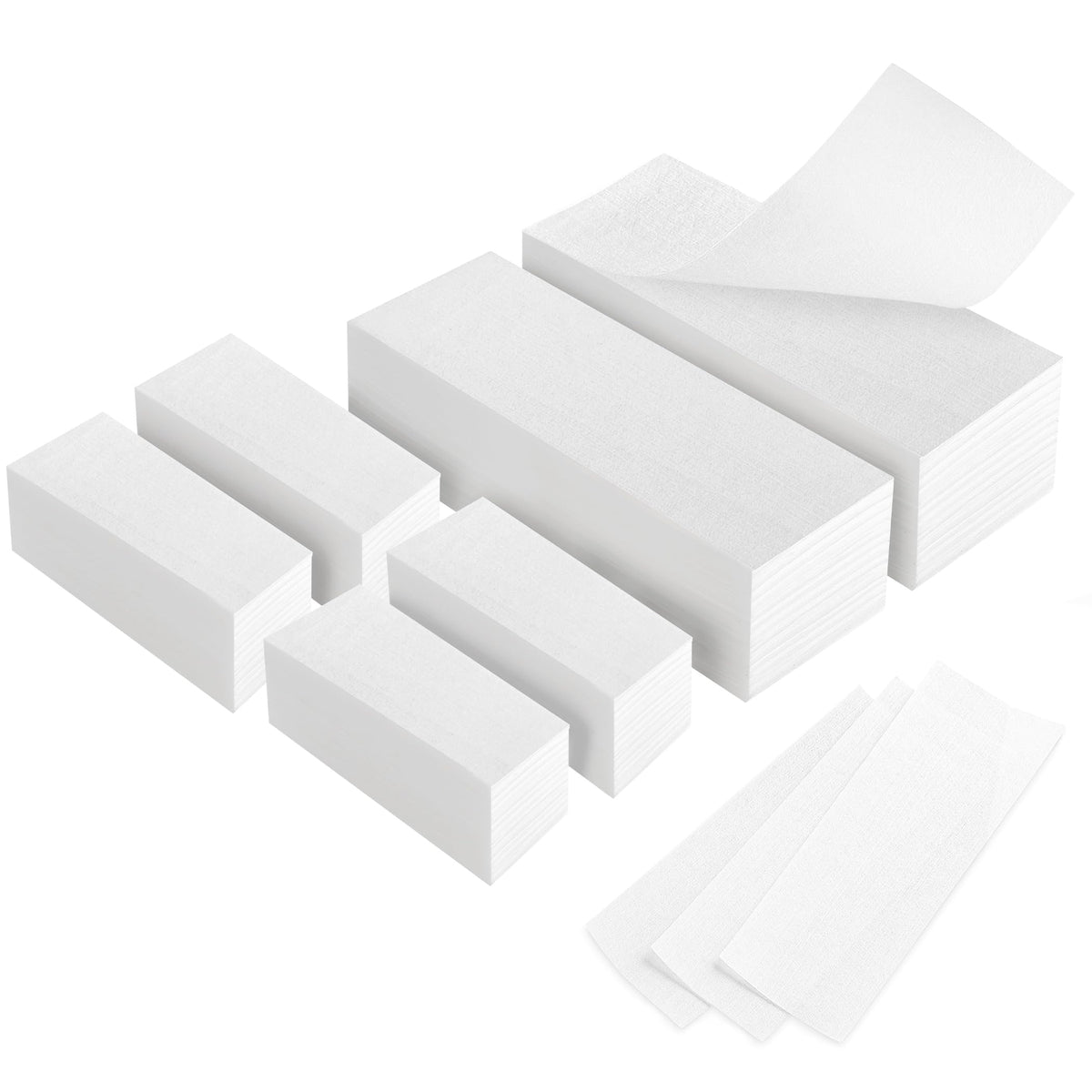 EWVVSS 600-Count Non Woven Wax Strips large size front view