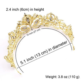 Exacoo Gold Tiara displayed with packaging
