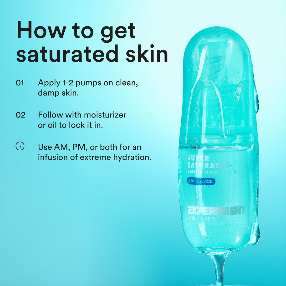 Experiment Super Saturated Ultra Hydrating Barrier Serum ingredients list