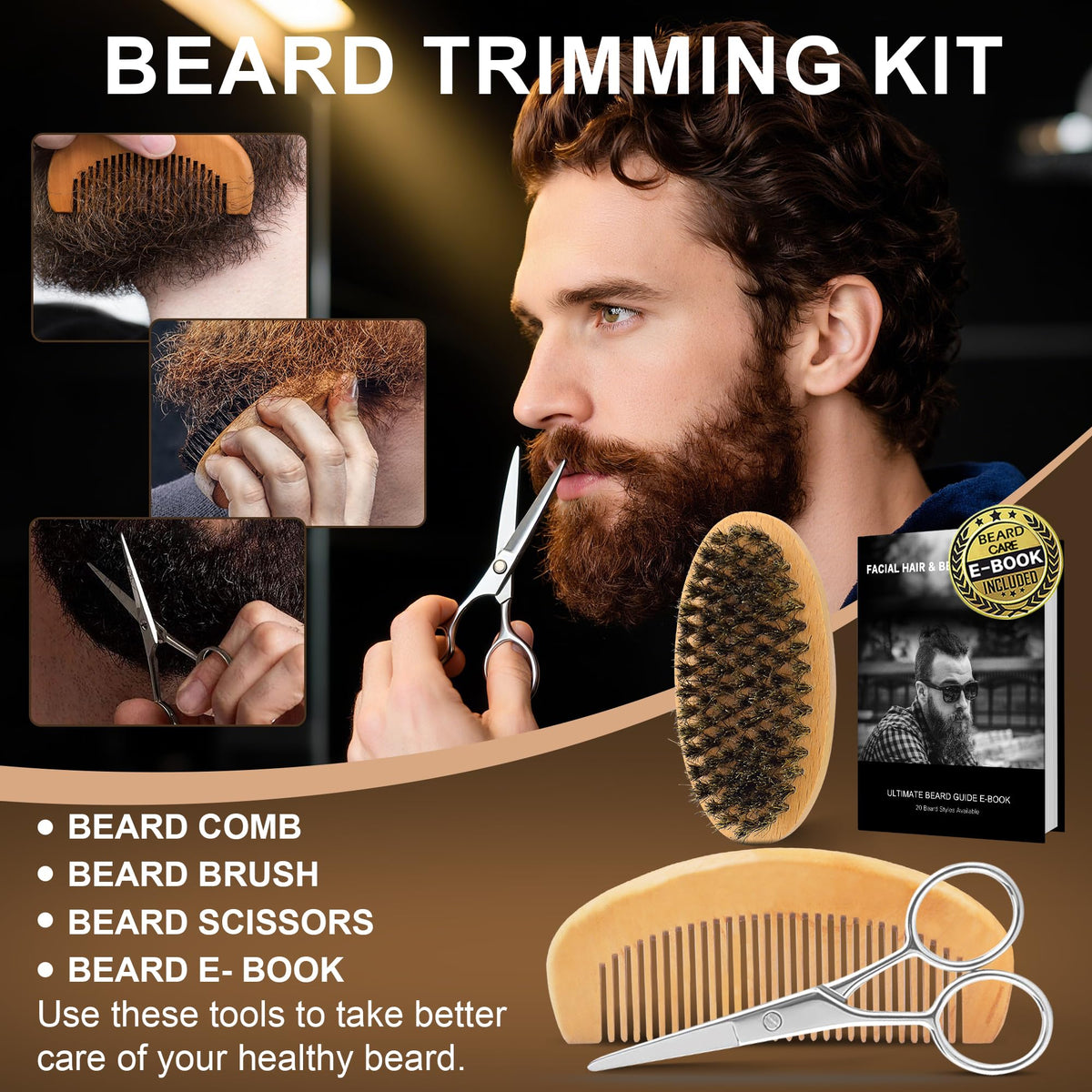 Expert e-book included with XIKEZAN Beard Kit