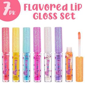 Expressions girl Cherry/Red lip gloss wand with glitter cap