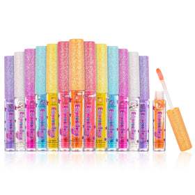 Expressions girl Lemon Yellow lip gloss wand close-up