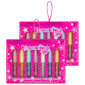 Expressions girl Orange Orange lip gloss wand close-up