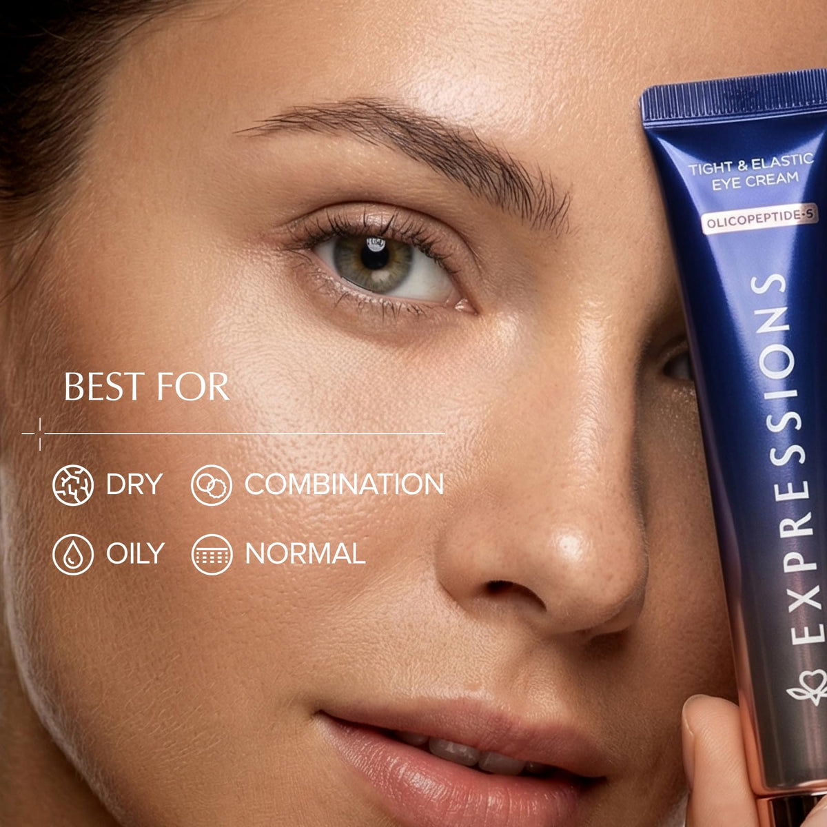 EXPRESSIONS WELLNESS Anti Aging Under Eye Cream with ingredients