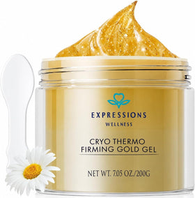 EXPRESSIONS WELLNESS Cryo Thermo Firming Gold Gel front view