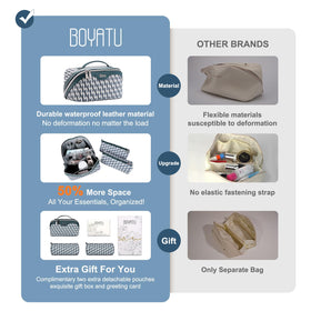 Exquisite gift box packaging of BOYATU makeup bags