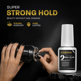 EXSIVIA nail glue bottle with packaging