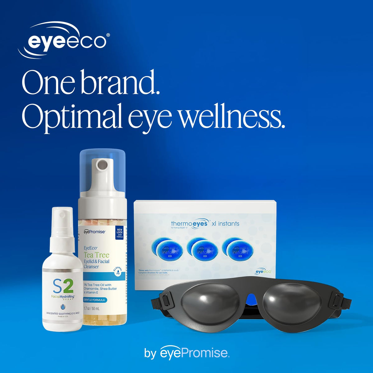 EYEECO Gentle Tea Tree Eyelid & Facial Cleanser packaging details