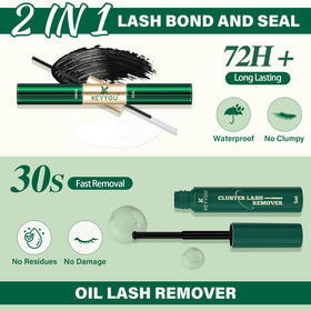 Eyelash clusters brush from KEYYOU kit