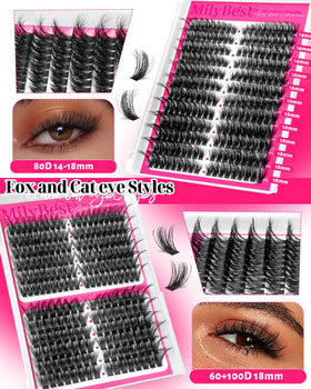 Eyelash makeup remover bottle from MilyBest