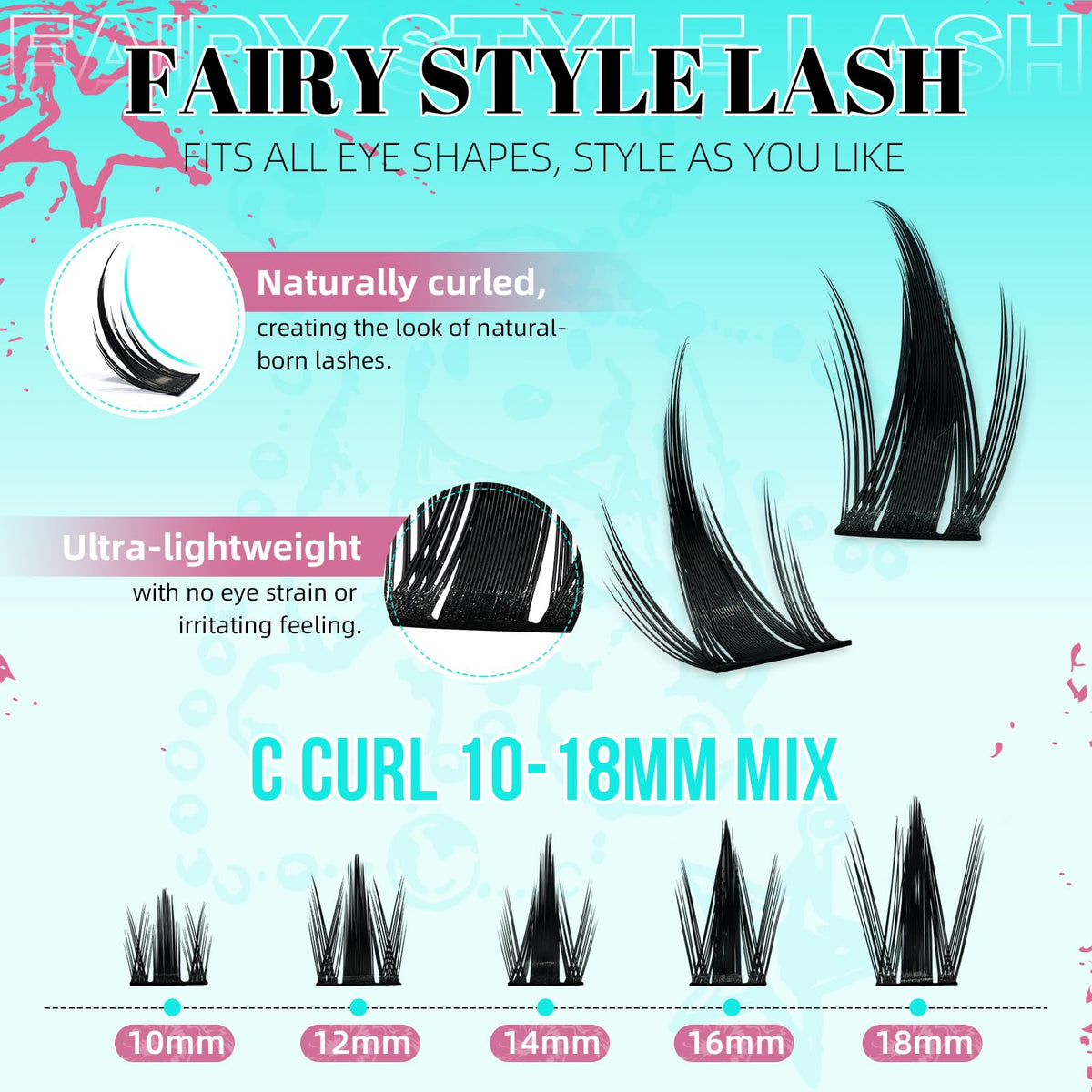 Eyelash tweezer included in AMZGIRL LASH kit