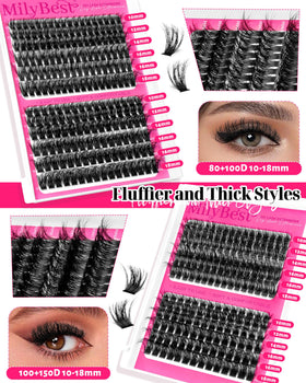 Eyelash tweezers from MilyBest Lash Clusters Kit