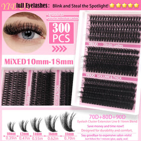 Eyelash tweezers included in YIDUO Lashes Clusters Kit