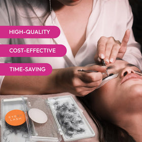 Eyesy Lash 500 Premade Fans 16D 0.03 D 11mm packaging