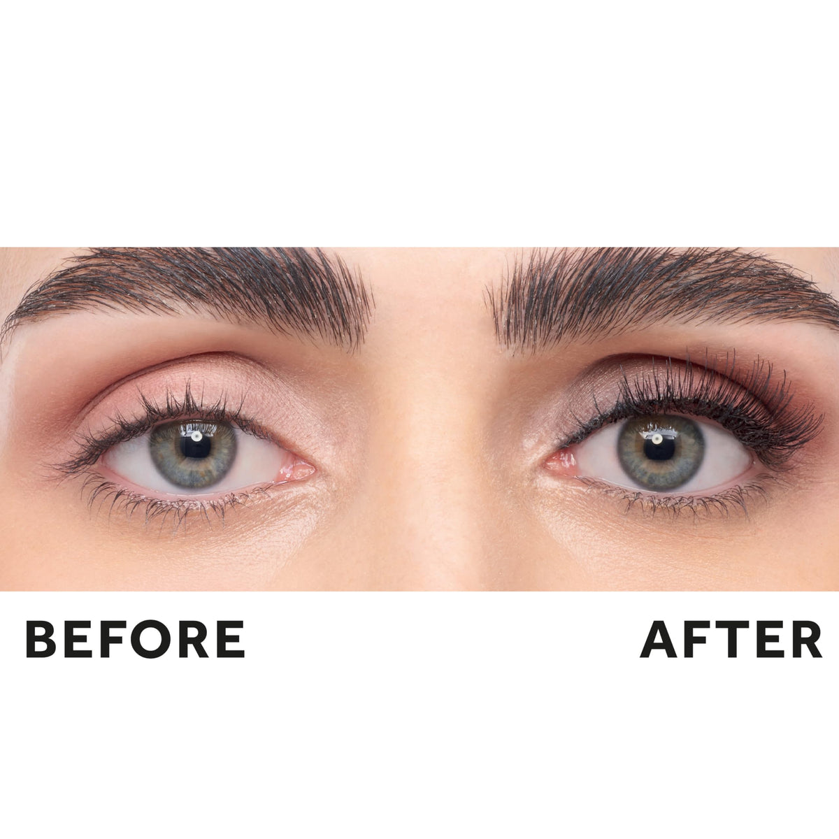Eylure Pre-Glued False Eyelashes No. 003 applied on model's eyes