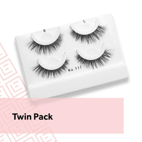 Eylure Pre-Glued Wispy Light Texture Eyelashes No. 117 packaging