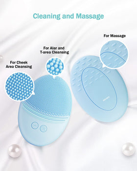 EZBASICS Silicone Facial Cleansing Brush packaging