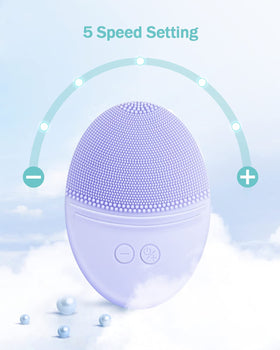 EZBASICS Silicone Facial Cleansing Brush packaging display