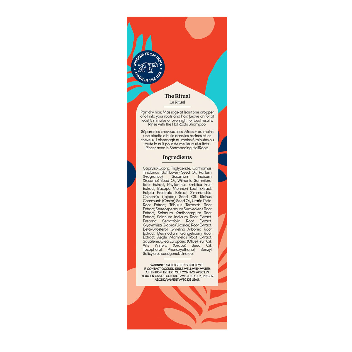 Fable & Mane HoliRoots Hair Oil in lifestyle setting