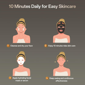 Facego Red Light Mask packaging with product details