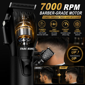 FADEKING 360 nose hair trimmer with ergonomic design