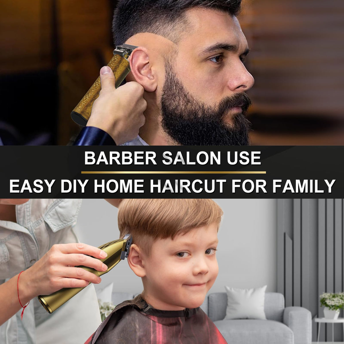 FADEKING complete barber kit including cape and cleaning brush